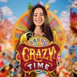 Crazy Time logo by Evolution at Taya777 CasinoCrazy Time