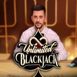 Unlimited Blackjack by Ezugi, showcased at taya777.casino – game logo